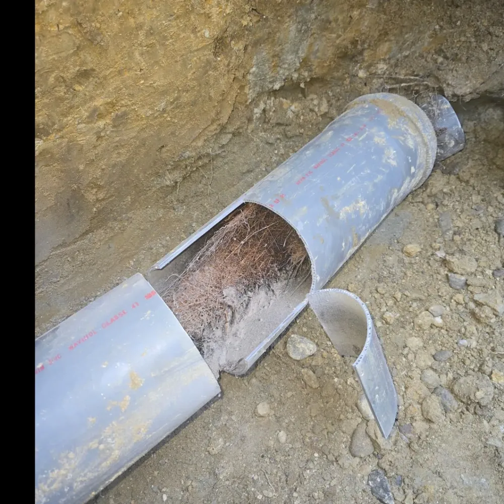 canalisation avant les travaux